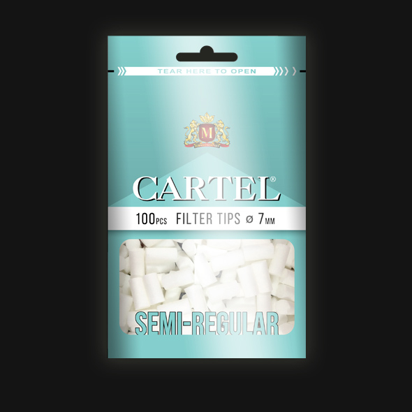 Фильтры Cartel Semi- Regular 7 mm 100 шт/пач